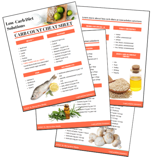Free Carb Counts Cheat Sheet