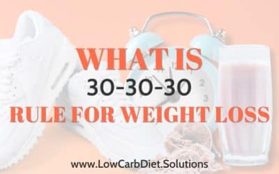 What is the 30-30-30 rule for weight loss?